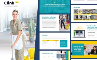 Clink - Cleaning Service Powerpoint Template