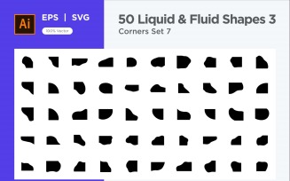 Fluid corner shape 50 Set V 7