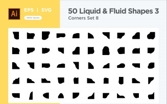 Fluid corner shape 50 Set V 8