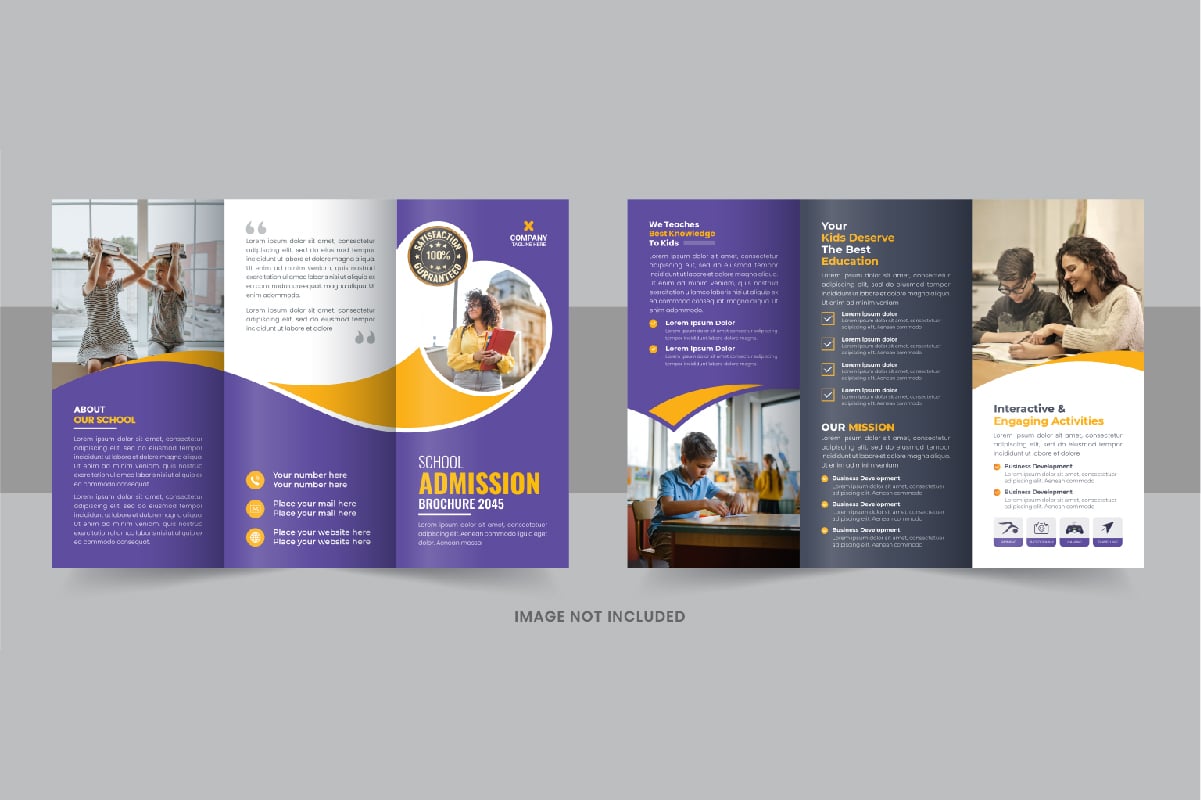 Kit Graphique #340513 Education Leaflet Divers Modles Web - Logo template Preview