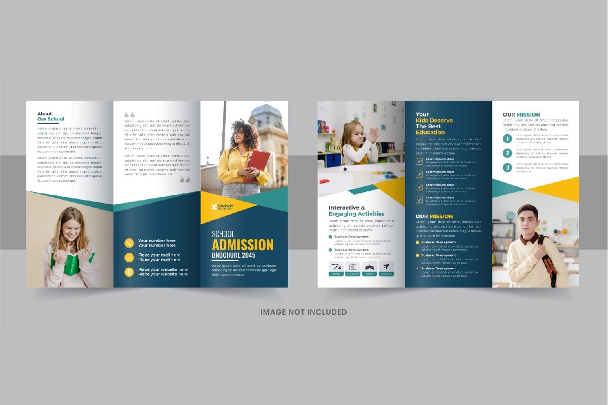 Kit Graphique #340515 Education Leaflet Divers Modles Web - Logo template Preview