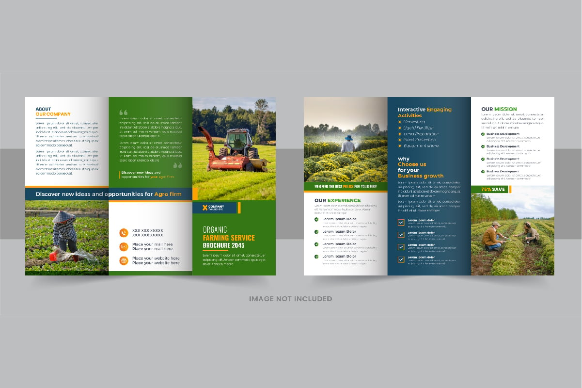 Template #340570 Trifold Brochure Webdesign Template - Logo template Preview