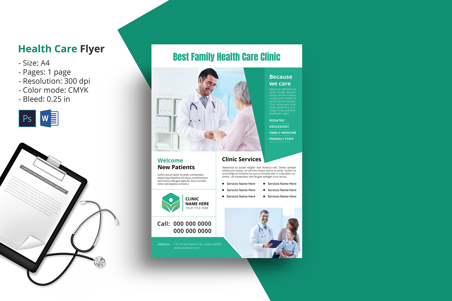 Template #340572 Medical Hospital Webdesign Template - Logo template Preview