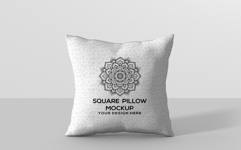 Pillow - Square Pillow Mockup Product Mockup