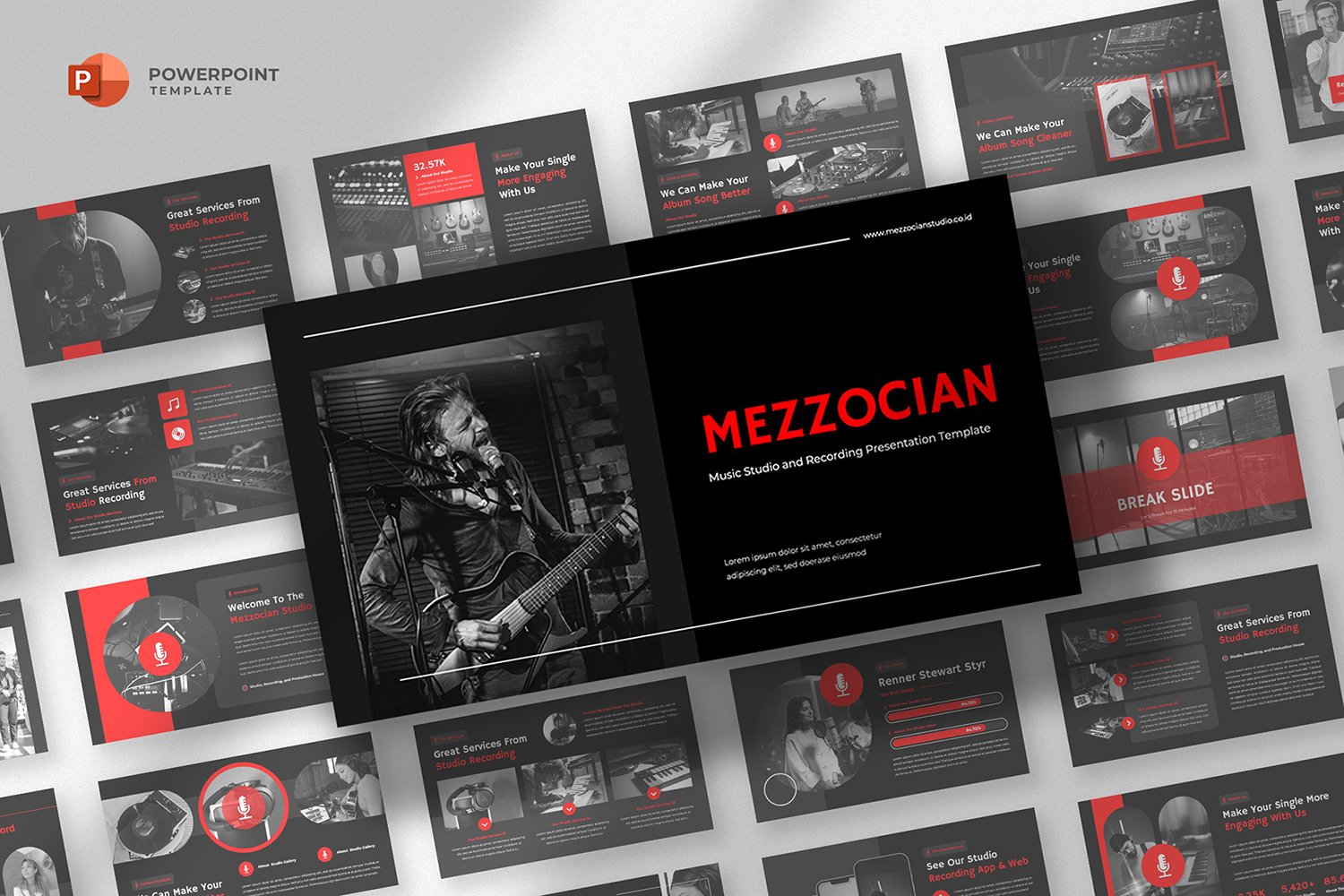 Template #340626 Band Composer Webdesign Template - Logo template Preview