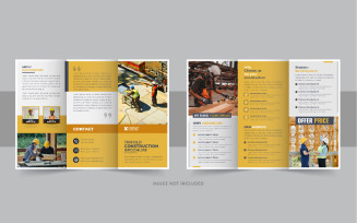 Construction Brochure Trifold design