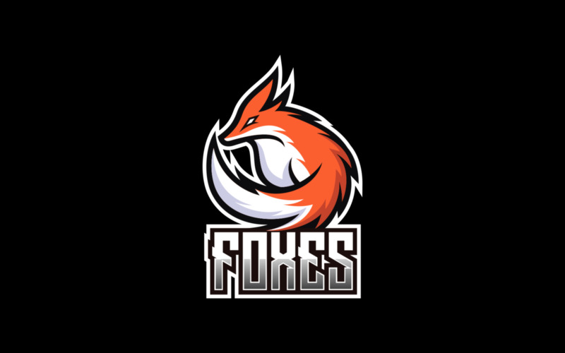 Foxes E- Sport and Sport Logo Logo Template