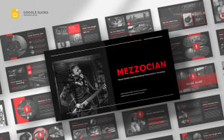 Mezzocian - Music Production & Recording Studio Google Slides Template
