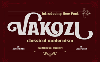 VAKOZI | Serif Classic Modernism