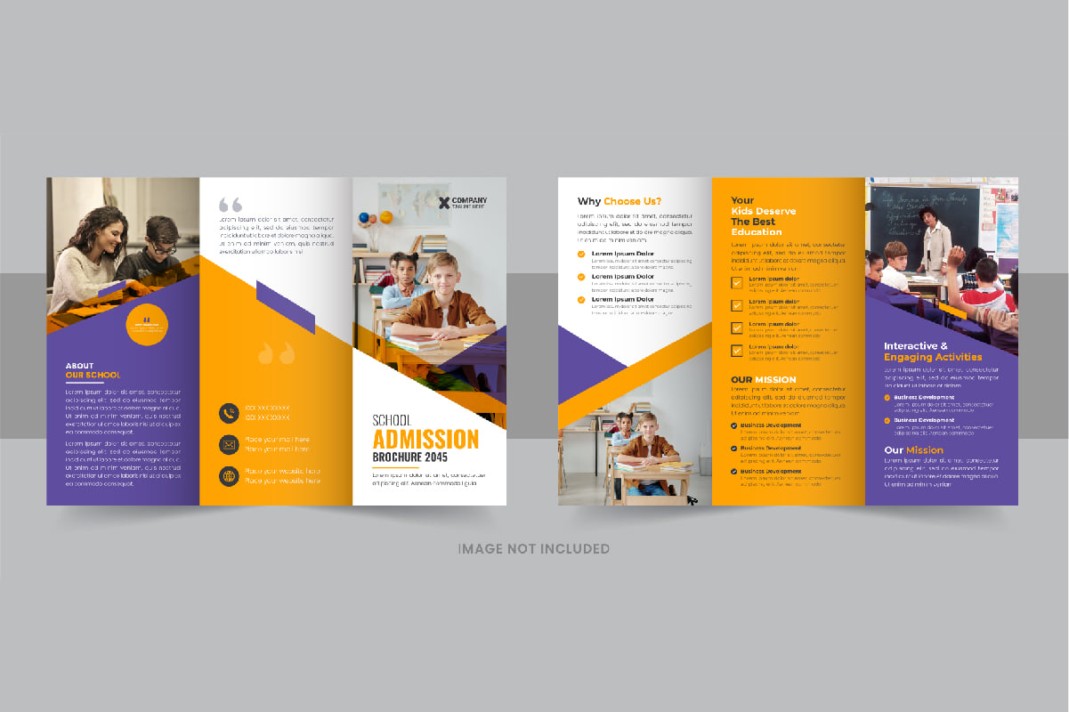 Kit Graphique #340717 Education Leaflet Divers Modles Web - Logo template Preview