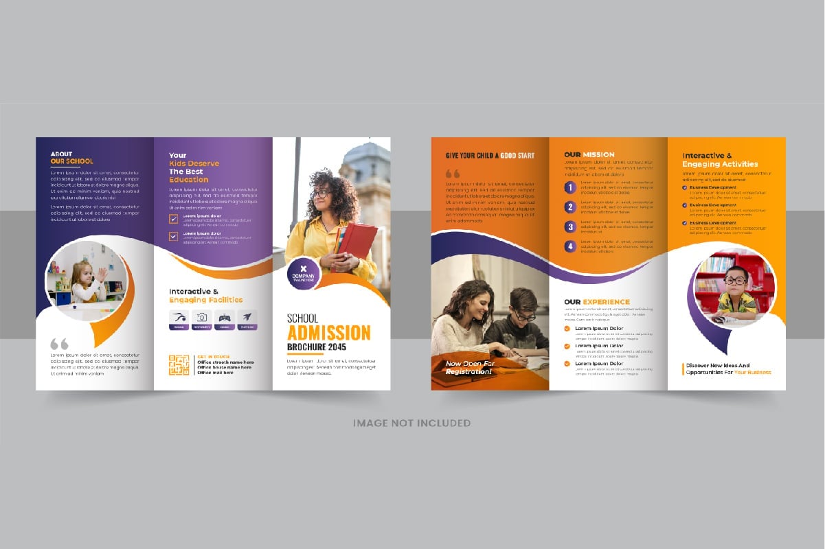 Kit Graphique #340726 Education Leaflet Divers Modles Web - Logo template Preview