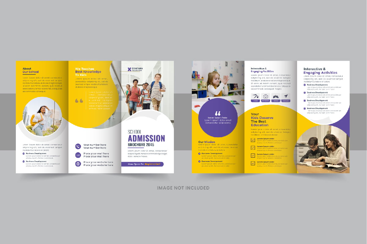 Template #340743 Leaflet Minimalist Webdesign Template - Logo template Preview