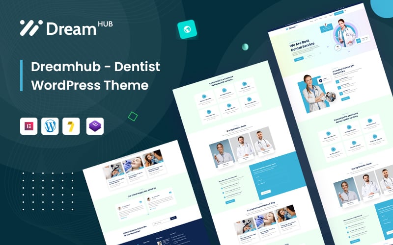 DreamHub Dentist WordPress  Themes 340769