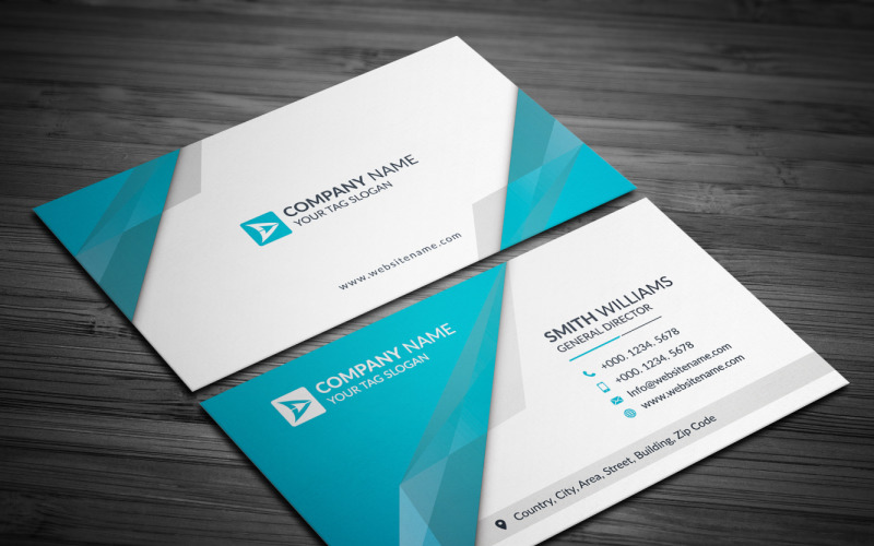 Modern Professional Business Cards - Corporate Identity Template V.010