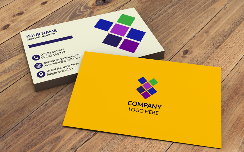 Professional Business Card-Personal or Office Corporate Identity