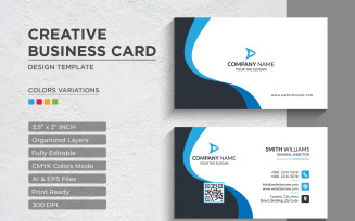 Abstract Corporate Business Cards - Corporate Identity Template V.024