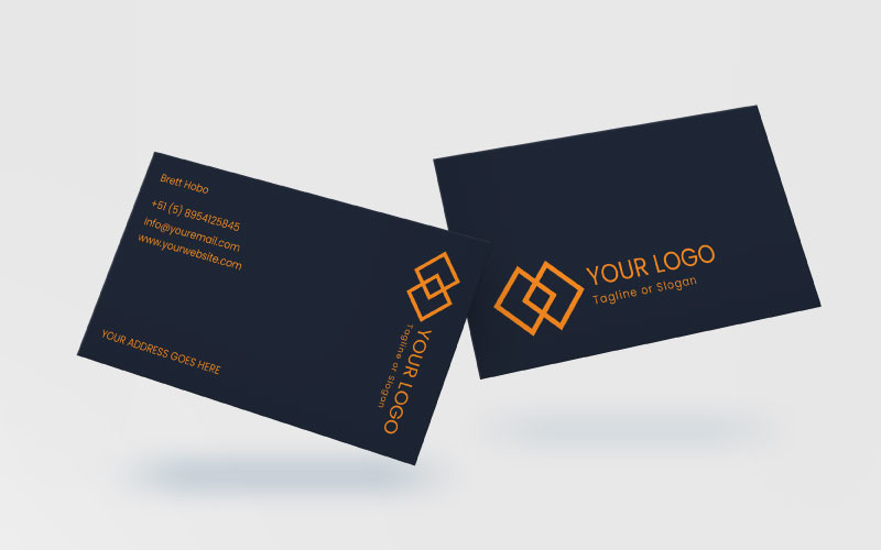Clean and Minimal Business Card Corporate Identity