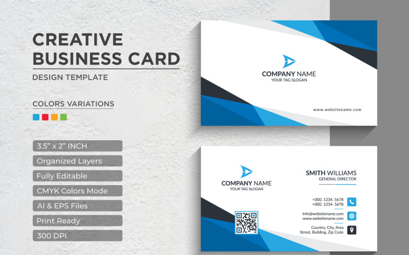 Creative Personal Business Card. - Corporate Identity Template V.023