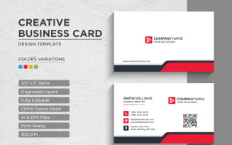 Modern and Creative Business Card Design - Corporate Identity Template V.031