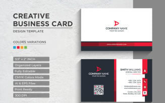 Modern and Creative Business Card Design - Corporate Identity Template V.063