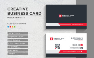 Modern Professional Business Cards- Corporate Identity Template V.025