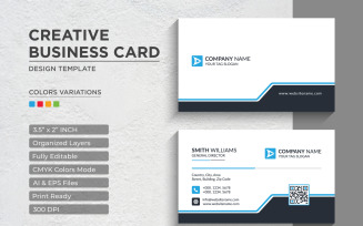Modern Professional Business Cards - Corporate Identity Template V.026