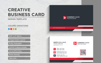 Modern Professional Business Cards - Corporate Identity Template V.028