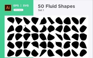 Abstract Fluid Shape 50 Set Vol 01