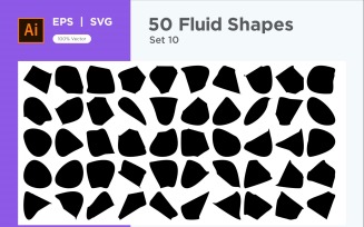 Abstract Fluid Shape 50 Set Vol 10