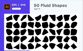 Abstract Fluid Shape 50 Set Vol 11
