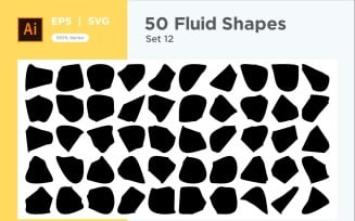 Abstract Fluid Shape 50 Set Vol 12