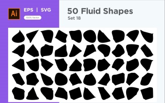 Abstract Fluid Shape 50 Set Vol 18