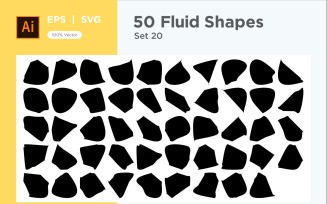 Abstract Fluid Shape 50 Set Vol 20