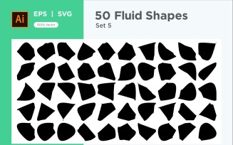 Abstract Fluid Shape 50 Set Vol 5