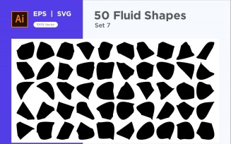 Abstract Fluid Shape 50 Set Vol 7