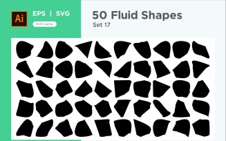 Abstract Fluid Shape 50 Set Vol17
