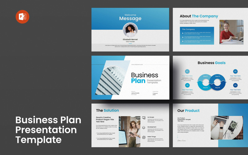 Business Agency Presentation Template PowerPoint Template