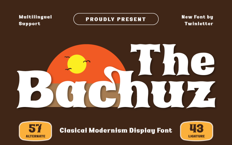 The Bachuz | Serif Classic Modernism Font