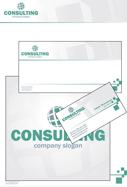 Consulting Corporate Identity Template Vector Corporate Identity preview