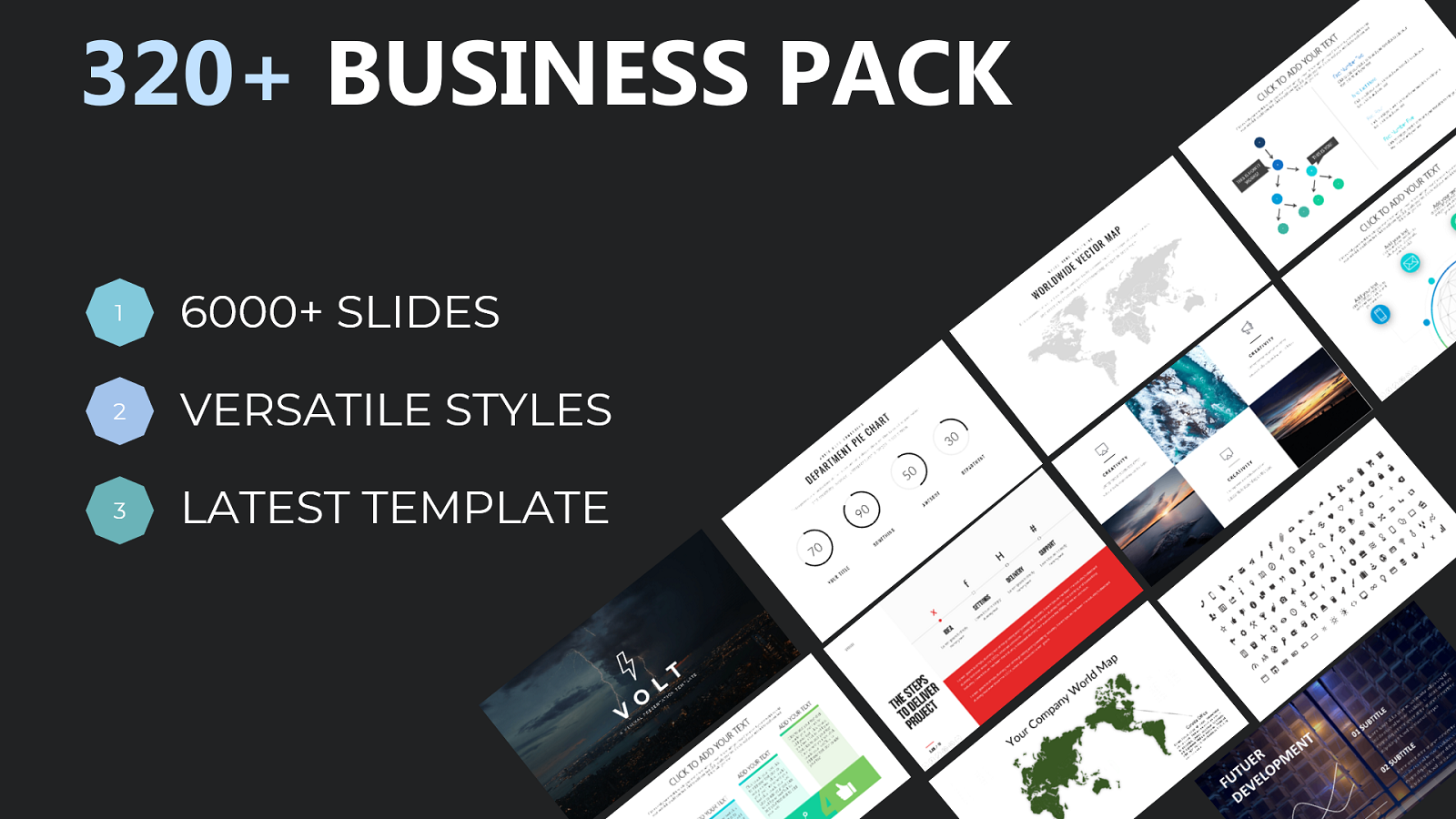 Upscale Business Pack PowerPoint templates(Clean and Creative included)