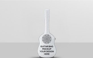 Acoustic Guitar Bag Mockup