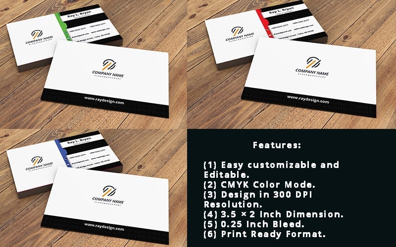 Template #341149 Business Card Webdesign Template - Logo template Preview
