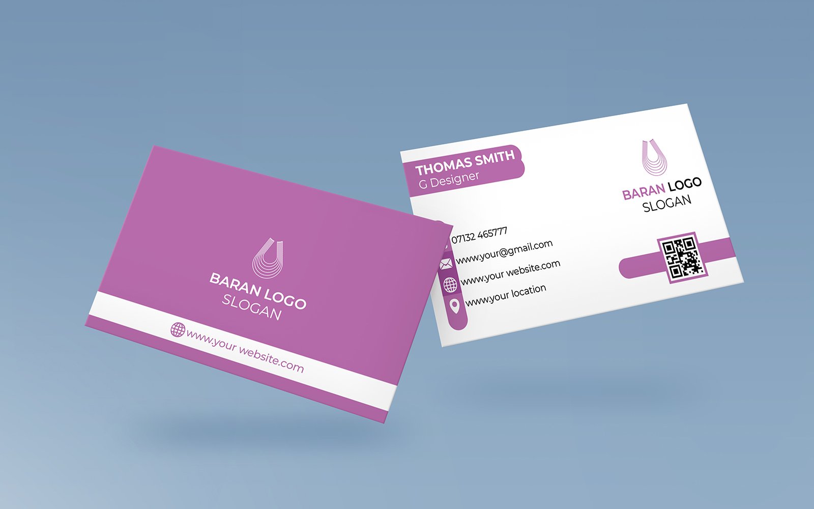 Template #341150 Business Card Webdesign Template - Logo template Preview