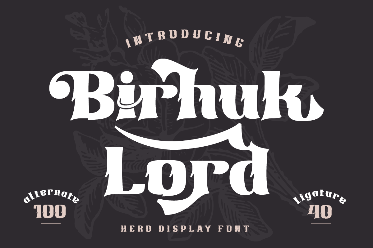 Birhuk Lord | Display Hero Font