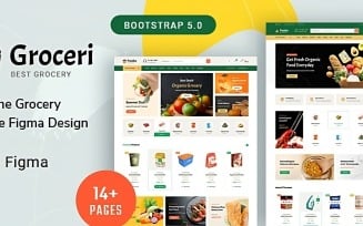 Groceri - Online Grocery eCommerce Figma Design
