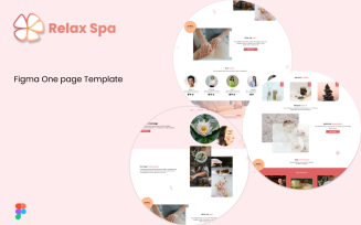 Relax Spa - One Page Figma Template