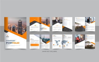 Company Profile Brochure, Corporate Identity design template layout