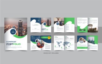 Company Profile Brochure, Corporate Identity template design layout