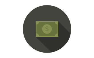 Dollar illustrated in vector on background