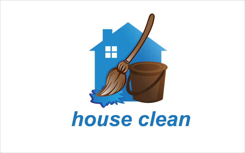 House Cleaning Serfis Logo Modern Logo Template